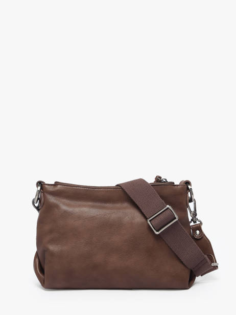 Cross Body Tas Vintage Leder Mila louise Bruin vintage 3864C ander zicht 4